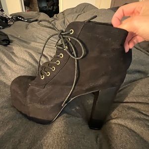 Platform booties